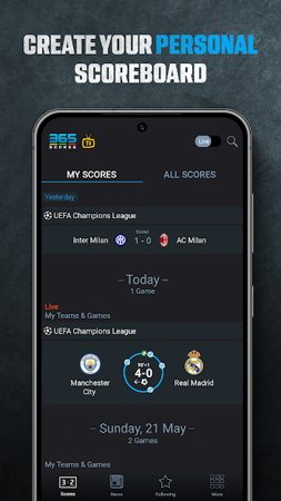 365Scores: Live Scores & News 