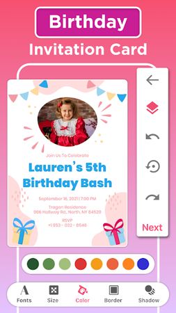 Invitation maker & Card Design 