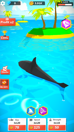 Idle Shark World - Tycoon Game 