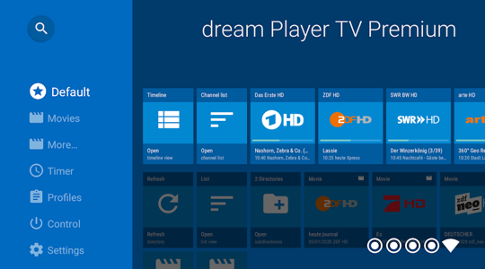 dream Player IPTV for TV 