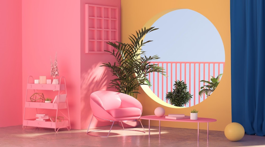 Pink Home : Interior Design 