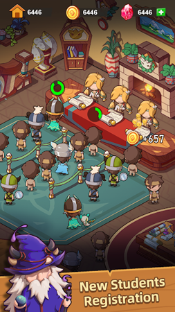 Idle Dragon School—Tycoon Game 