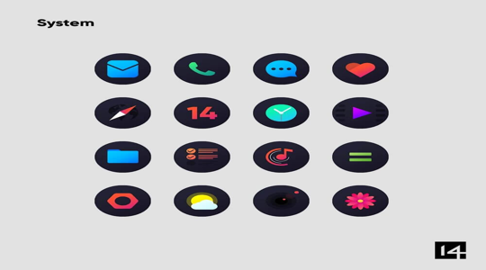 Hera Dark: Circle Icon Pack