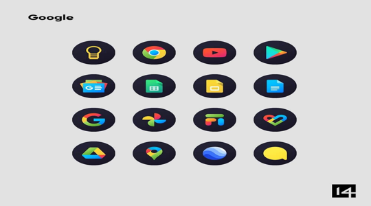 Hera Dark: Circle Icon Pack