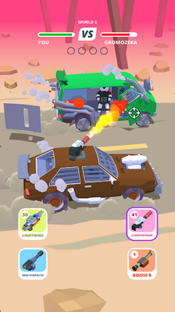 Desert Riders: Car Battle Game 