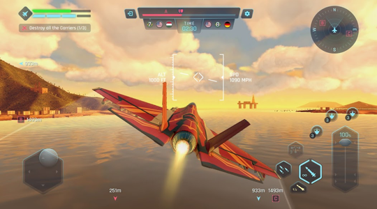 Sky Warriors: Airplane Games 