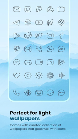 Vera Outline Black: Icon Pack