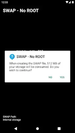 SWAP - No ROOT