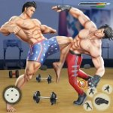 Bodybuilder GYM Fighting